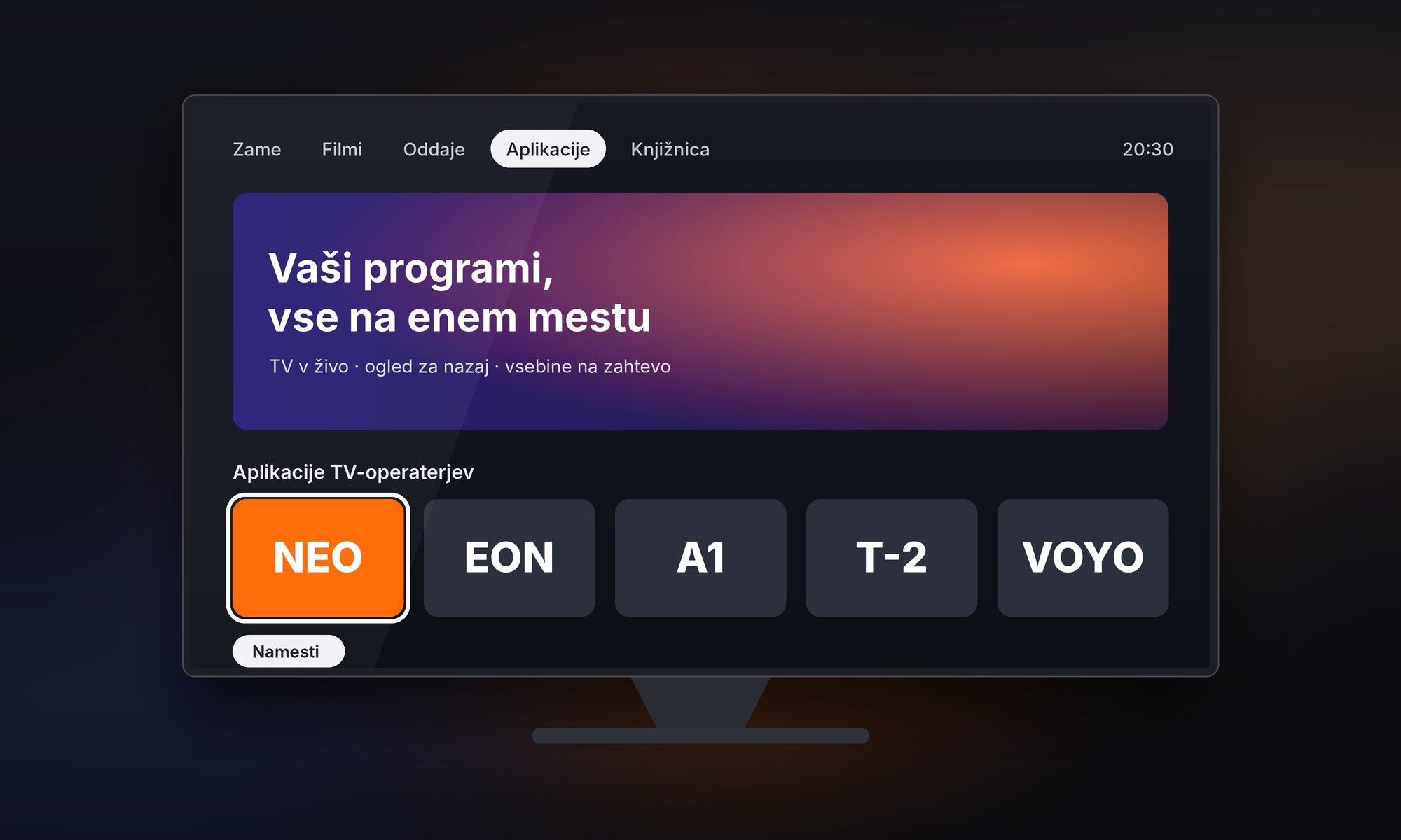 Kako na televizor Xiaomi z Google TV namestiti aplikacije slovenskih TV-operaterjev?