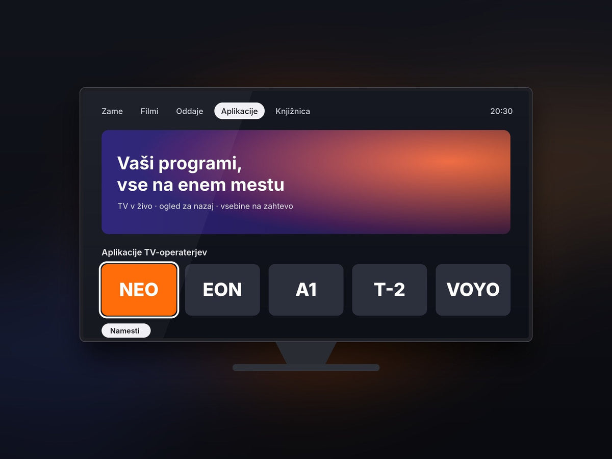 Kako na televizor Xiaomi z Google TV namestiti aplikacije slovenskih TV-operaterjev?