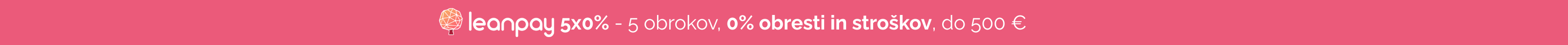 Leanpay 5x0 % – 5 obrokov, 0 % obresti in stroškov, do 500 €